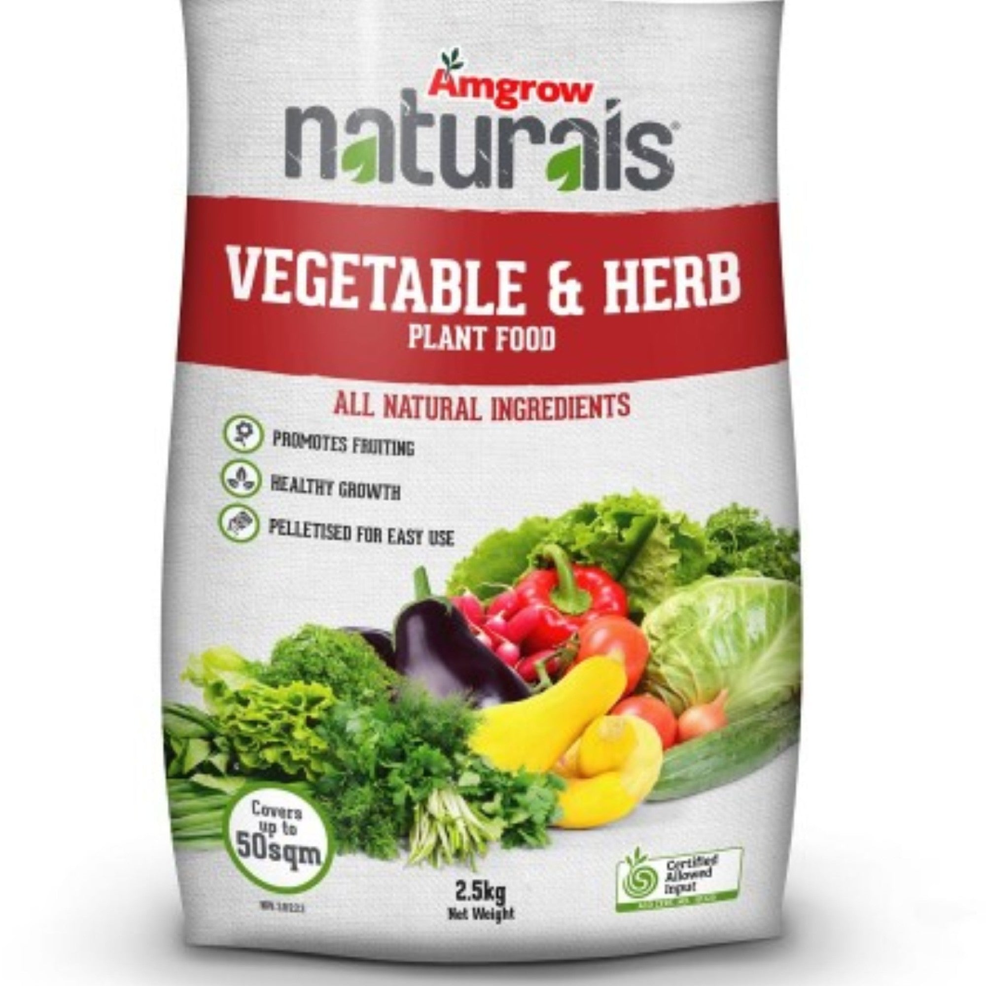 Amgrow Naturals Vegetable & Herb 2.5kg