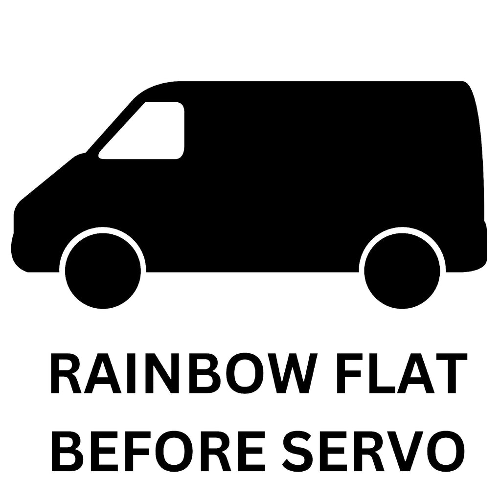 Delivery Van - Rainbow Flat Before Servo