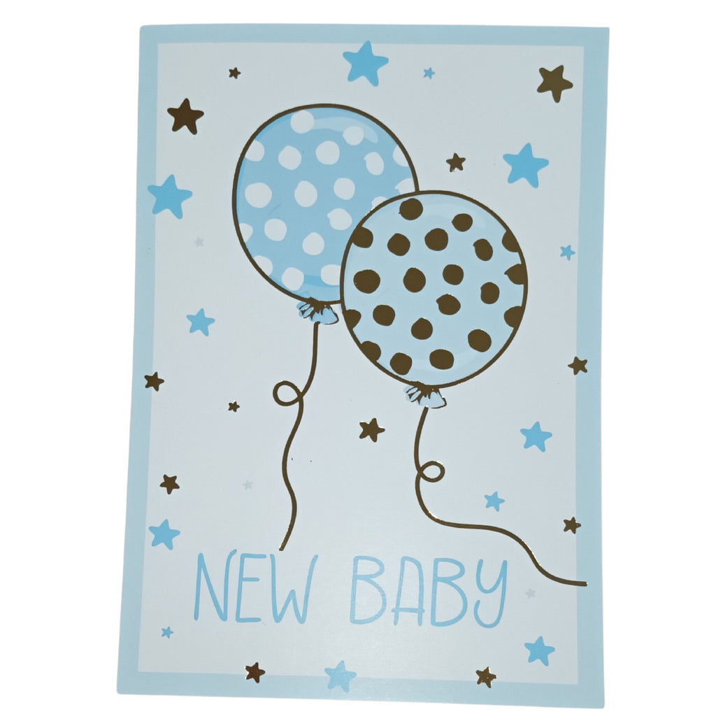 Card New Baby Blue