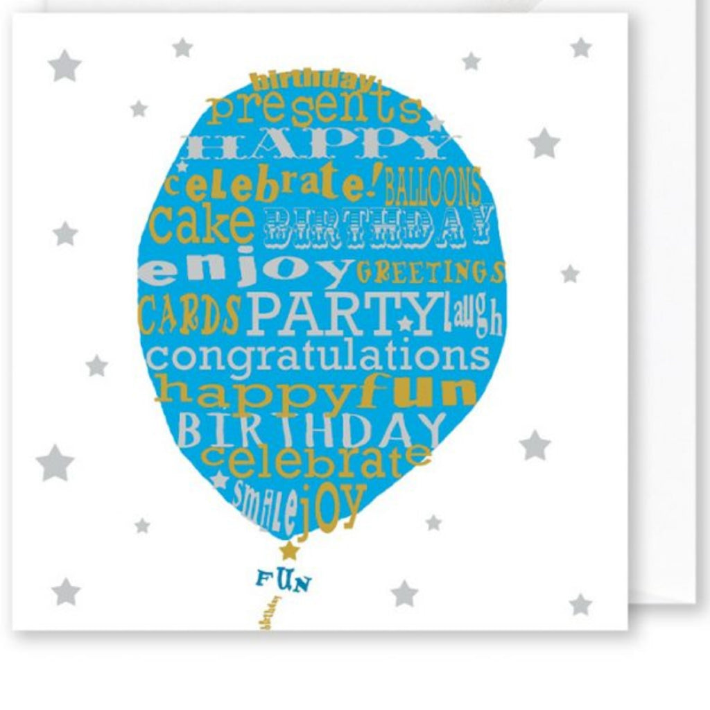 Card Happy Birthday Balloon 