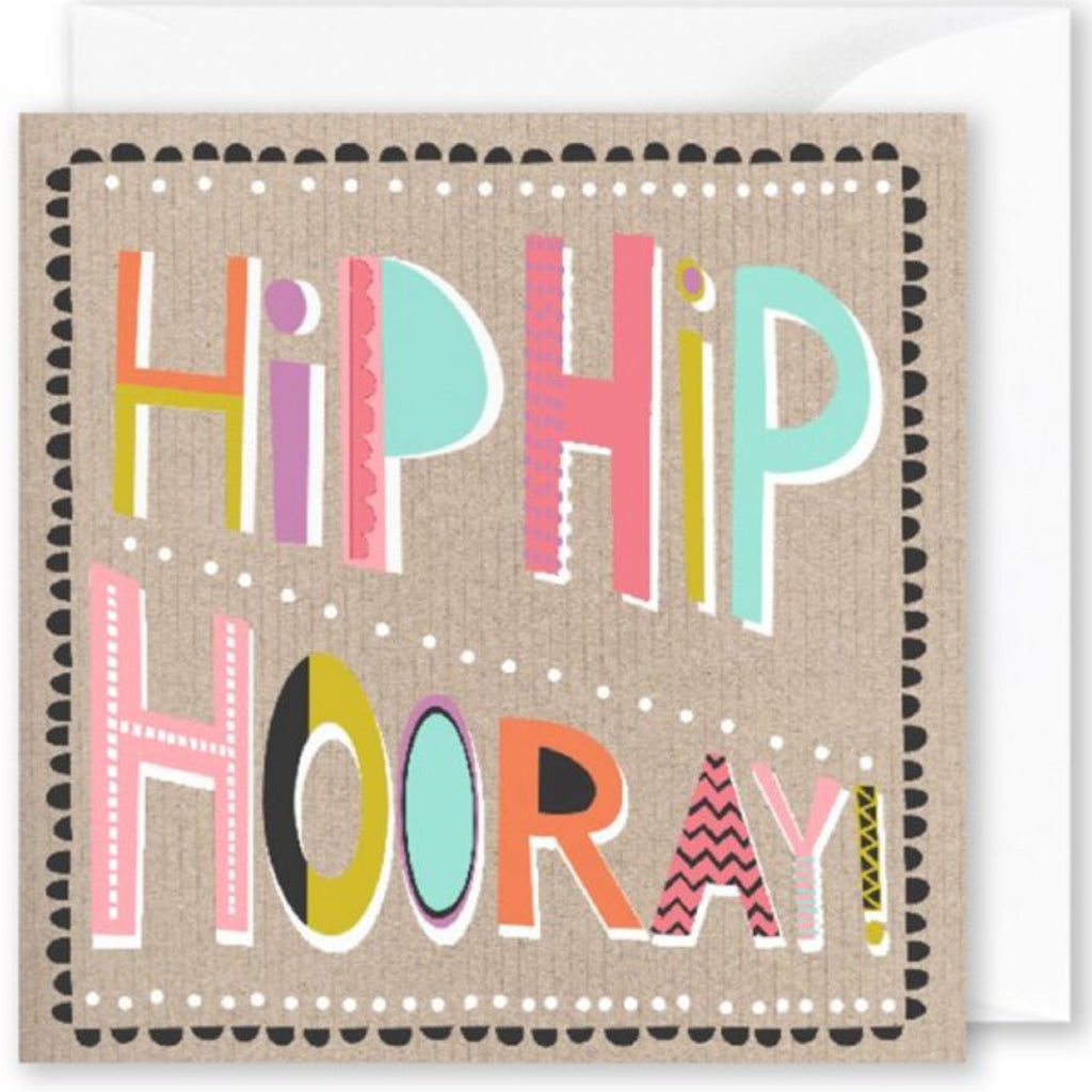 Card Hip Hip Hooray!