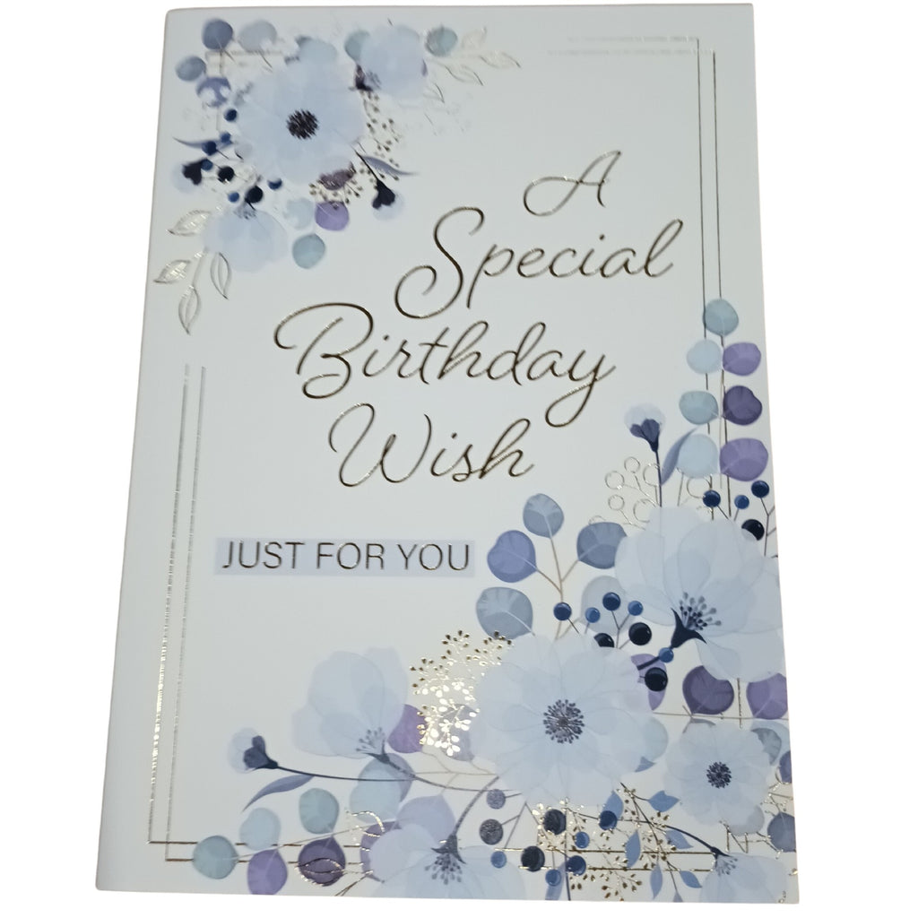 Card A Special Birthday Wish Just For You 