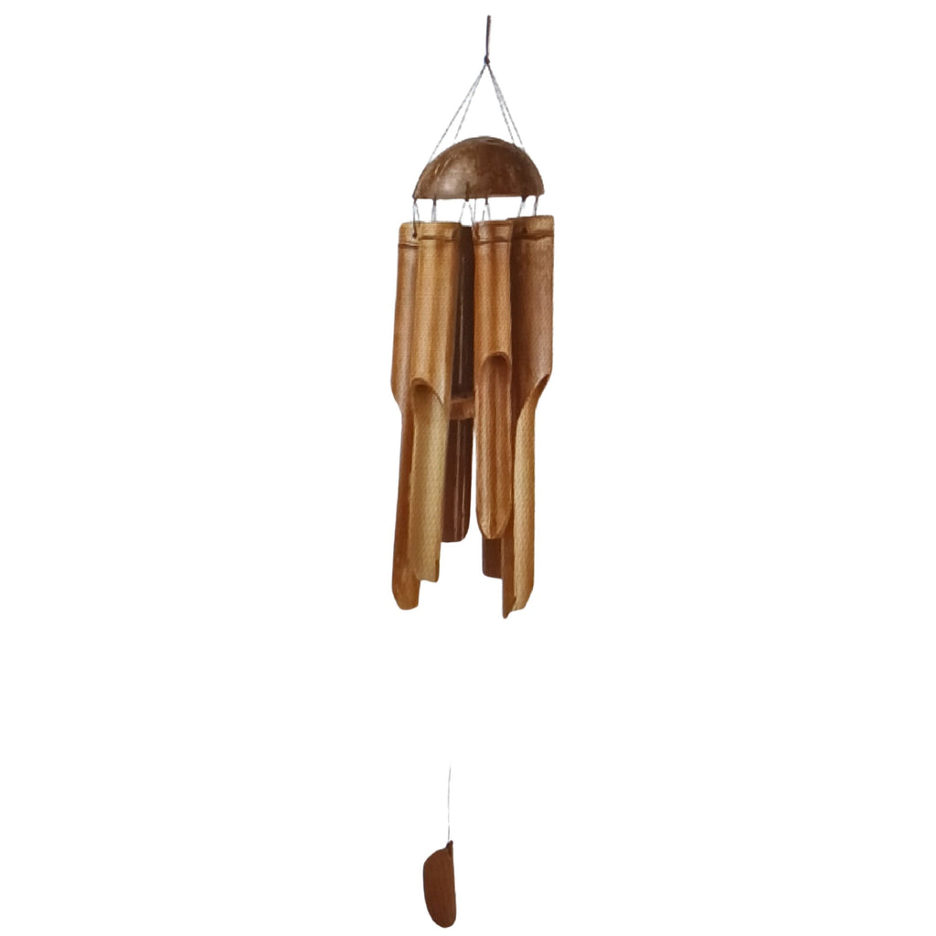 Wind Chime Coconut With Antique Finish Large