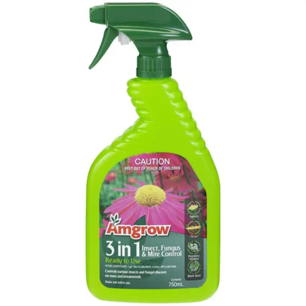 Amgrow 3 In 1 Insect Fungus & Mite Rtu 1l