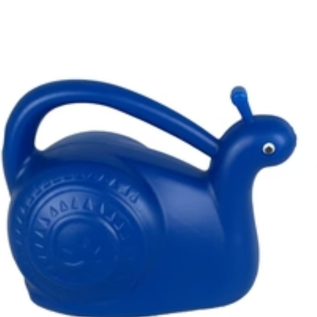 Watering Can Snail Blue