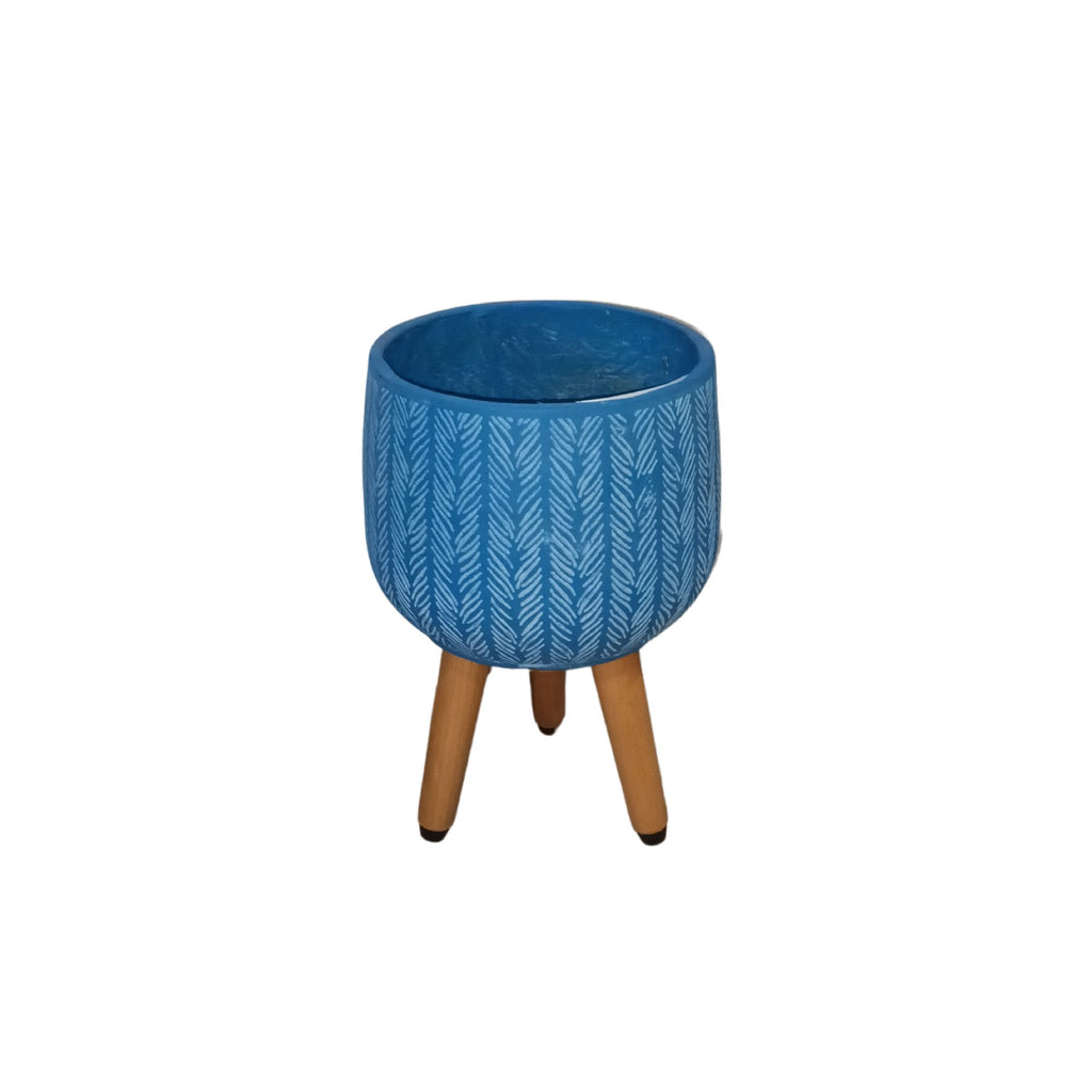 Ivy Pot Stand Blue Small