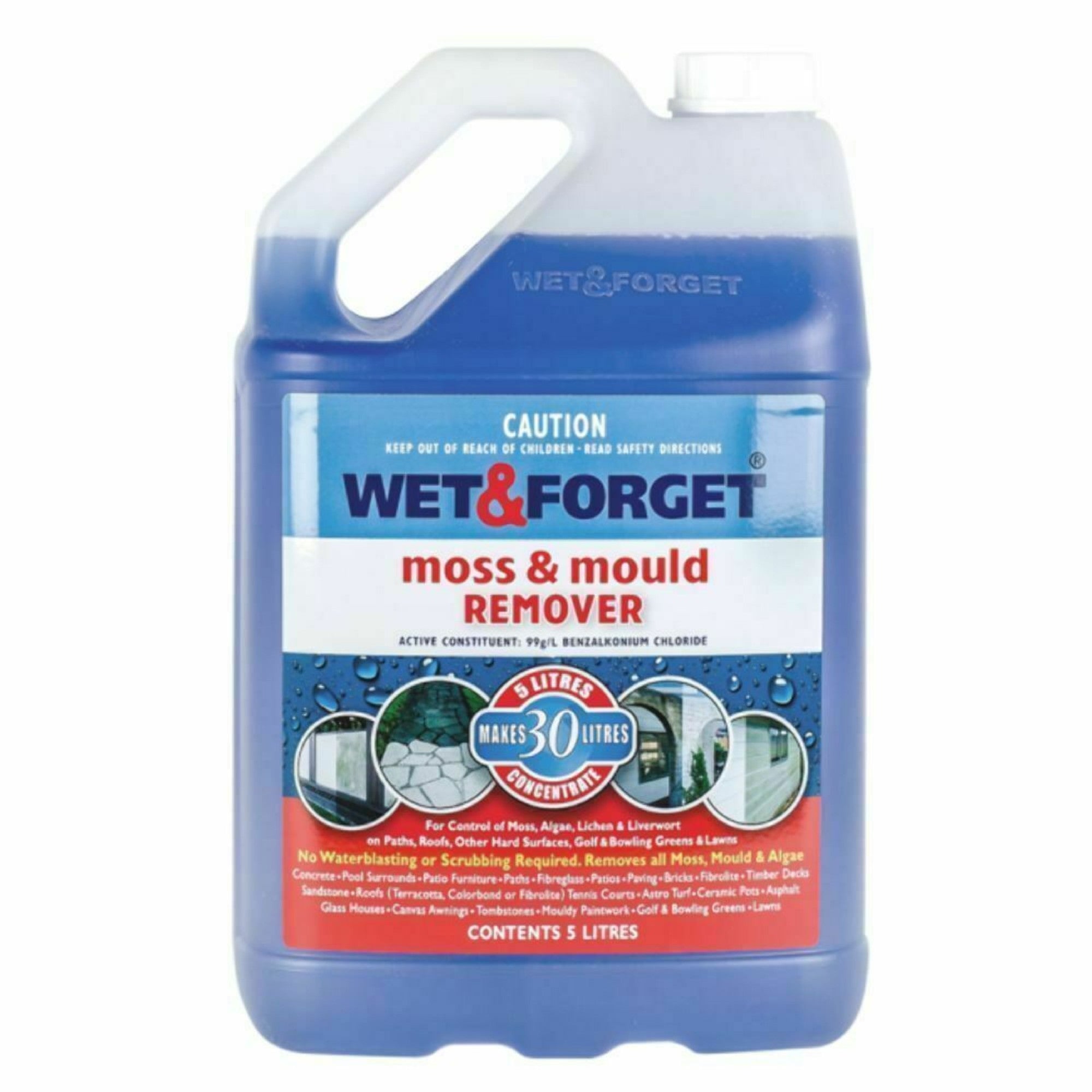 Wet & Forget Moss & Mould Remover 5lt